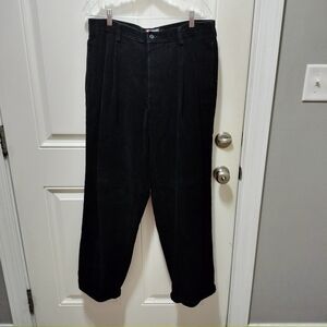 Chaps Men's Dark Corduroy Trousers Size 36X32